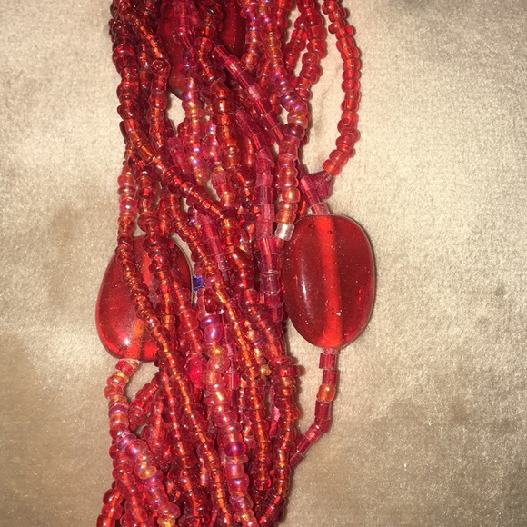 NWOT Ten Thousand Villages Beaded Necklace - Picture 2 of 3